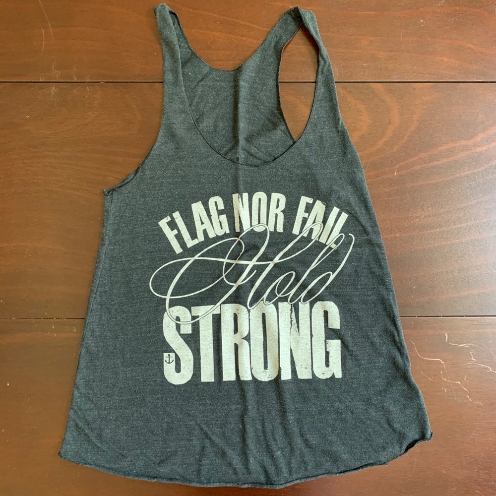 Flag Nor Fail Racerback Tank